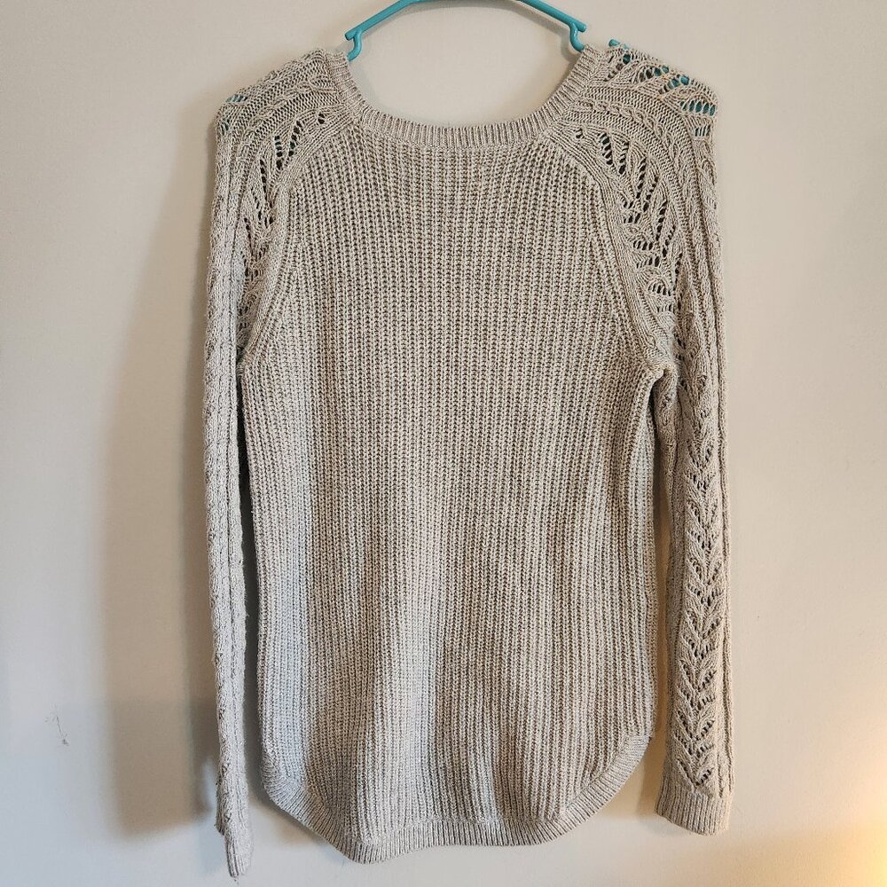 LOFT Grey Knit Sweater
